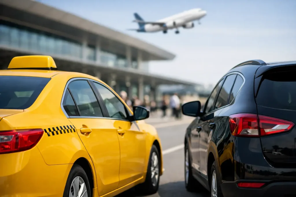 Taxi Versus Rideshare Airport Costs Explained